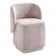 Scranton & Co Vanity Chair in Dusty Rose Fabric Fully Assembled