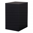 Scranton & Co 2-Drawer Locking Metal File Cabinet in Black Assembled