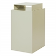 Scranton & Co 3-Drawer Locking Metal File Cabinet with Top Shelf in Tan