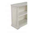 Scranton & Co 2-Shelf Engineered Wood Bookcase in Antique White Finish