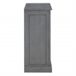 Scranton & Co 2-Shelf Engineered Wood Bookcase in Plantation Gray Finish