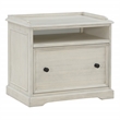 Scranton & Co Engineered Wood Printer and File Cabinet in Antique White