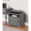 Scranton & Co Engineered Wood Printer and File Cabinet in Plantation Gray