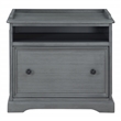 Scranton & Co Engineered Wood Printer and File Cabinet in Plantation Gray