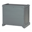 Scranton & Co Engineered Wood Printer and File Cabinet in Plantation Gray