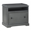 Scranton & Co Engineered Wood Printer and File Cabinet in Plantation Gray