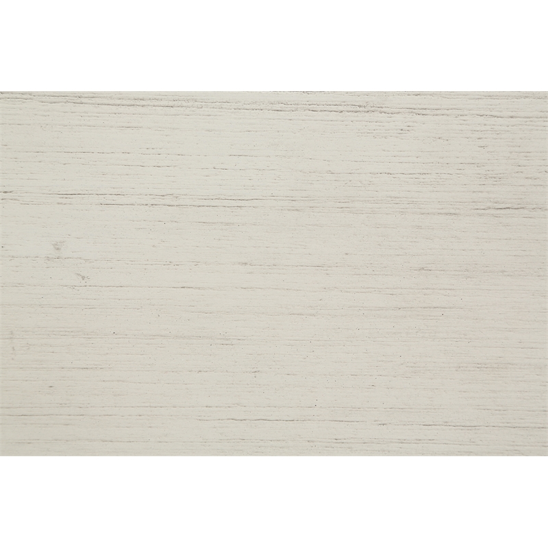 Scranton & Co L-Shape Engineered Wood Desk with Power in Antique White