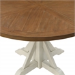 Scranton & Co 5-PC Round Farmhouse Dining Set with Antique Natural Top