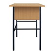 Scranton & Co Writing Desk in Natural Scandinavian Finish with Steel Frame