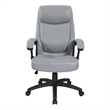 Scranton & Co Charcoal Gray Bonded Leather Executive High Back Chair