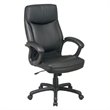 Scranton & Co Black Bonded Leather Executive High Back Office Chair