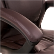 Scranton & Co Burgundy Red Bonded Leather Executive High Back Office Chair
