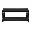 Scranton & Co Cottage Coffee Table in Black Engineered Wood with Shelf