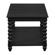 Scranton & Co Cottage Coffee Table in Black Engineered Wood with Shelf