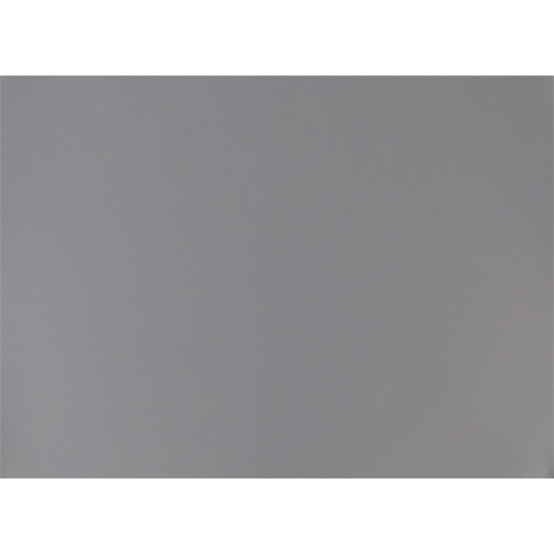 Scranton & Co Executive Mid-Back Chair in Gray Faux Leather Chrome Base