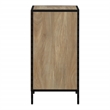 Scranton & Co 3-Drawer Accent Storage Cabinet in Oak Fully Assembled