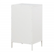 Scranton & Co 3-Drawer Accent Storage Cabinet in White Engineered Wood