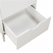 Scranton & Co 3-Drawer Accent Storage Cabinet in White Engineered Wood