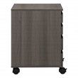 Scranton & Co 4-Drawer Mobile Storage Cart in Farm Oak Engineered Wood
