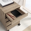Scranton & Co 4-Drawer Mobile Storage Cart in River Oak Engineered Wood