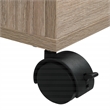 Scranton & Co 4-Drawer Mobile Storage Cart in River Oak Engineered Wood