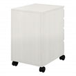 Scranton & Co 4-Drawer Mobile Storage Cart in White Oak Engineered Wood