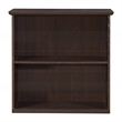 Scranton & Co 3-Shelf Bookcase with Lockdowel Assembly in Espresso Wood