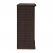 Scranton & Co 3-Shelf Bookcase with Lockdowel Assembly in Espresso Wood