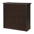 Scranton & Co 3-Shelf Bookcase with Lockdowel Assembly in Espresso Wood