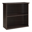 Scranton & Co 3-Shelf Bookcase with Lockdowel Assembly in Espresso Wood