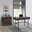 Scranton & Co 2-Drawer Lateral File Cabinet in Espresso Engineered Wood
