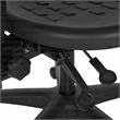 Scranton & Co Black Urethane Ergonomic Task Chair with Tilt and Back Angle