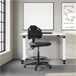 Scranton & Co Black Urethane Drafting Chair with Adjustable Footrest