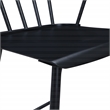 Scranton & Co All Metal Counter Stool in Black with Spindle Back Detail