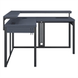 Scranton & Co L-Shape Gaming Desk in Black Steel with RGB LED Lighting