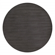Scranton & Co 3-Shelf Round End Table in Slate Gray Solid Wood Finish