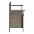 Scranton & Co Mission Style Entry Way Bench in Greystone Gray Engineered Wood