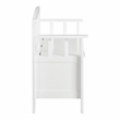 Scranton & Co Mission Style Entry Way Bench in Sierra Snow White Engineered Wood