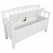 Scranton & Co Mission Style Entry Way Bench in Sierra Snow White Engineered Wood