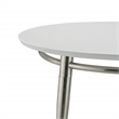 Scranton & Co Round Coffee Table with Engineered Wood in White Top