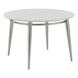 Scranton & Co Round Coffee Table with Engineered Wood in White Top