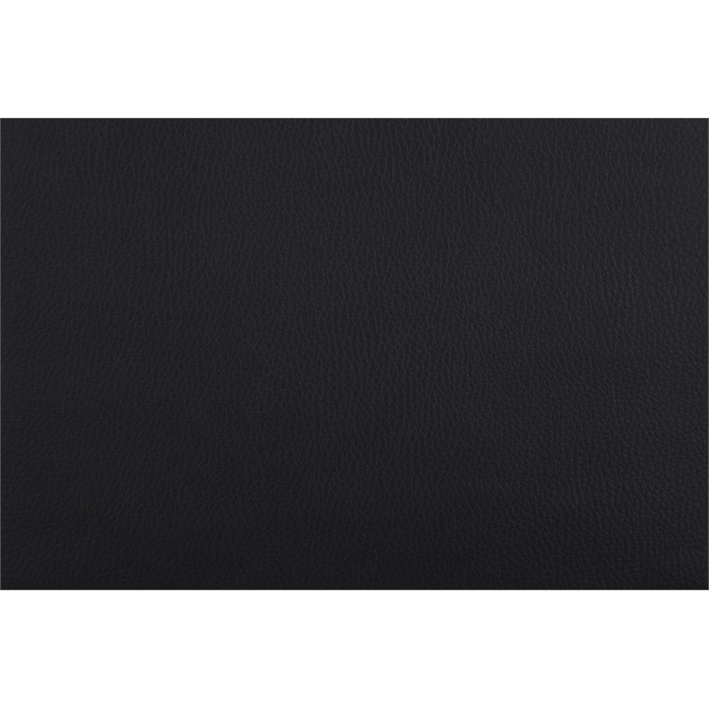 Scranton & Co Mid-Century Sling Accent Chair in Black Faux Leather