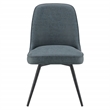 Scranton & Co Mid-Century Modern Swivel Dining Chair 2-Pack in Navy