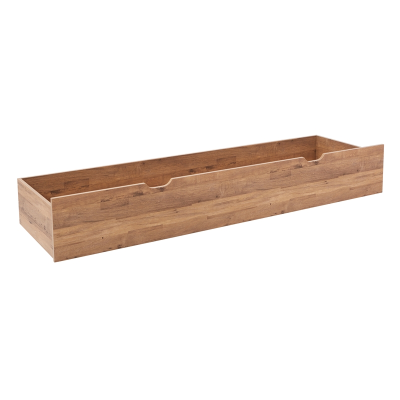 Scranton & Co Under Bed Storage Drawer in Brown Engineered Wood