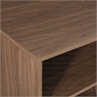 Scranton & Co Mid-Century Record Player Stand with Album Storage in Walnut