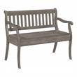 Scranton & Co Entryway Storage Bench in Goldstone Brown Wood Finish