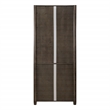 Scranton & Co 5-Shelf Bookcase in Burnt Ash Finish with Adjustable Shelves