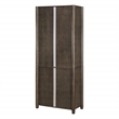 Scranton & Co 5-Shelf Bookcase in Burnt Ash Finish with Adjustable Shelves