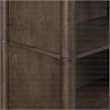 Scranton & Co 5-Shelf Bookcase in Burnt Ash Finish with Adjustable Shelves
