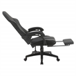 Scranton & Co Gaming Chair with Retractable Footrest in Faux Leather